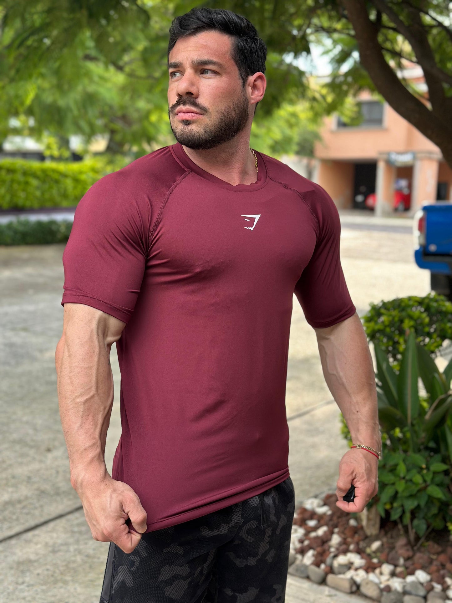 Playera Para Hombre Manga Corta GYM