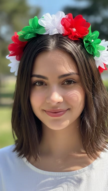 Diadema Patria De Chifon