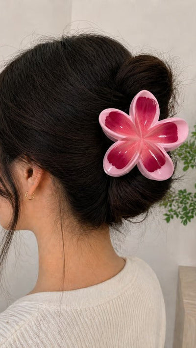 12 Pinzas para el Cabello Flor