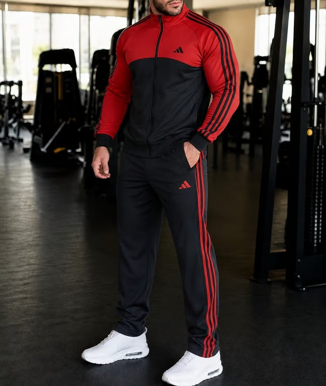 Conjunto Deportivo Para Hombre Combinado Recto