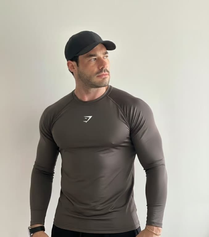 Playera Manga Larga GYM