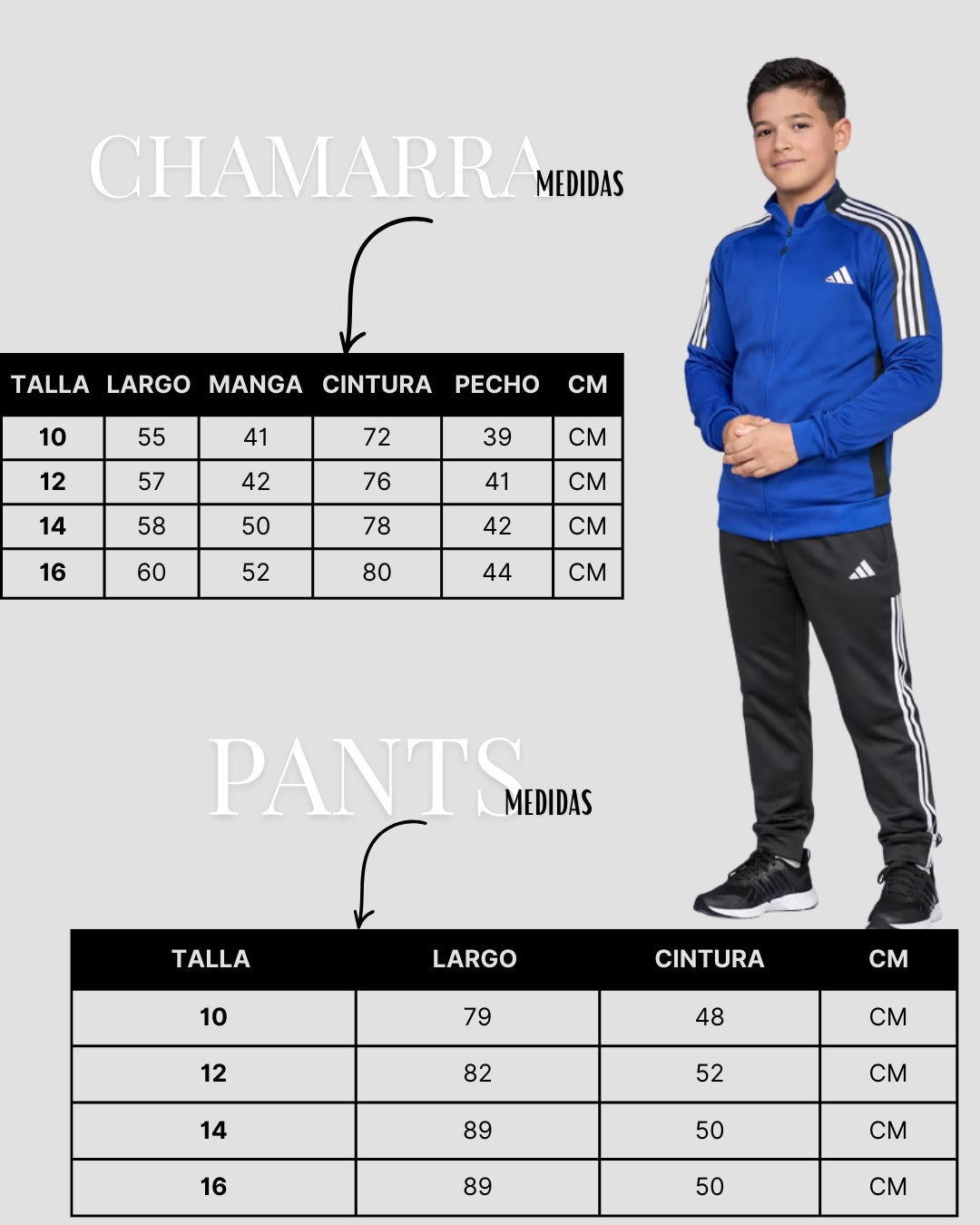 Conjunto Deportivo Para Niños y Niñas