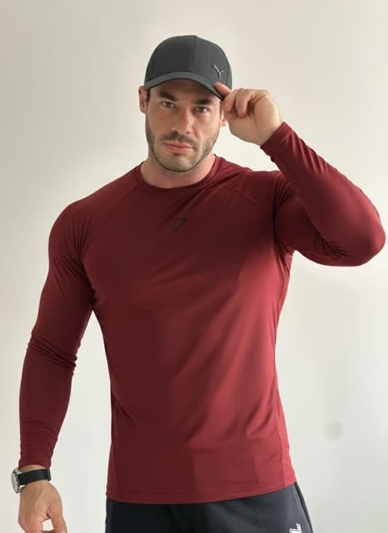 Playera Manga Larga GYM