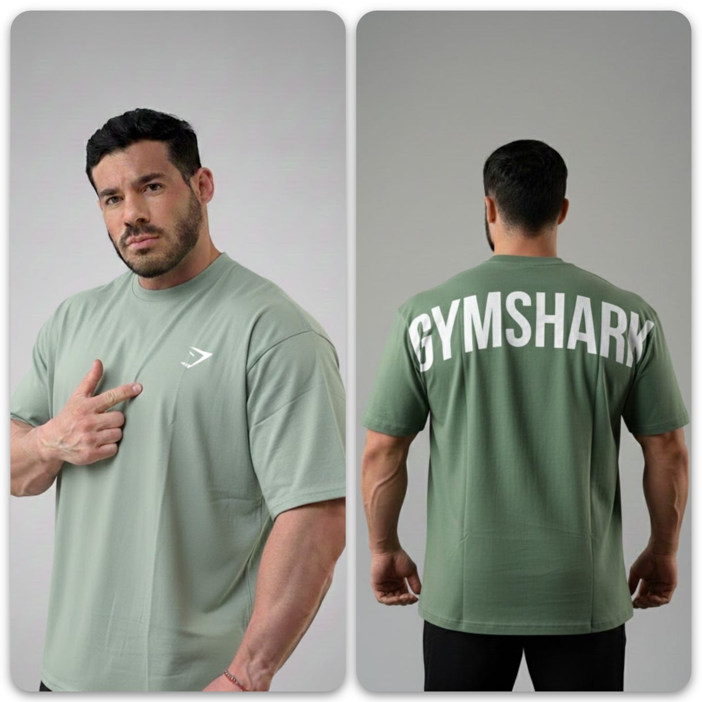 Playera Oversize Gym Shark