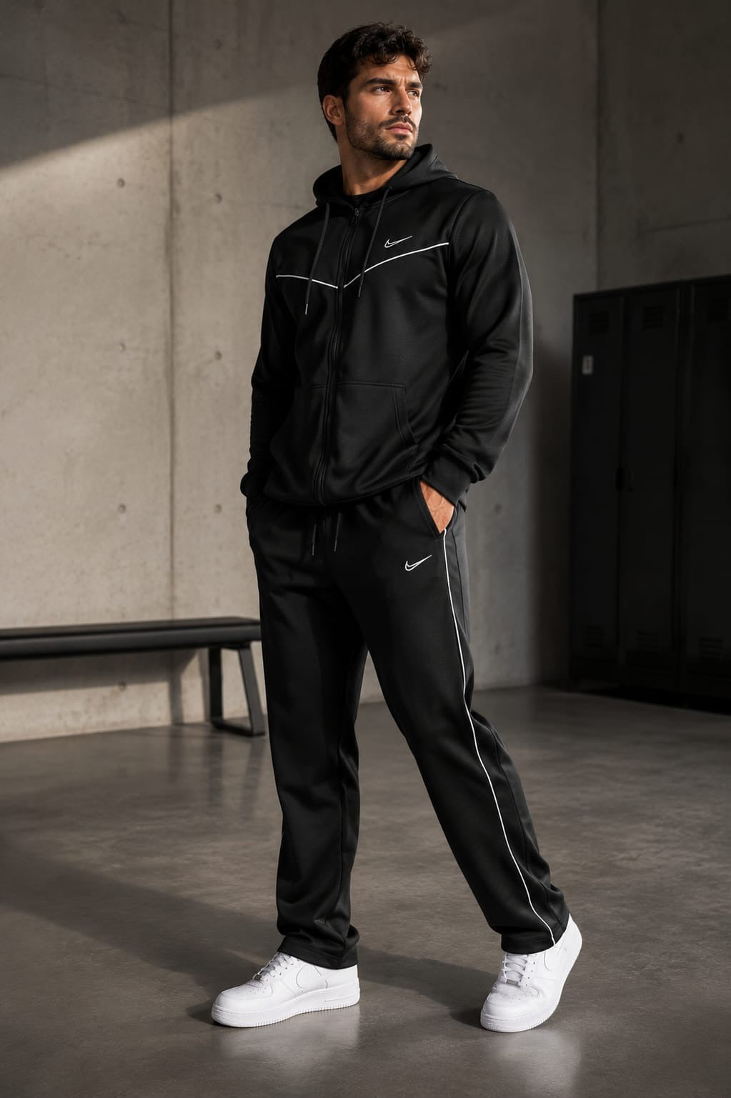 Conjunto Deportivo Para Hombre Con Gorra