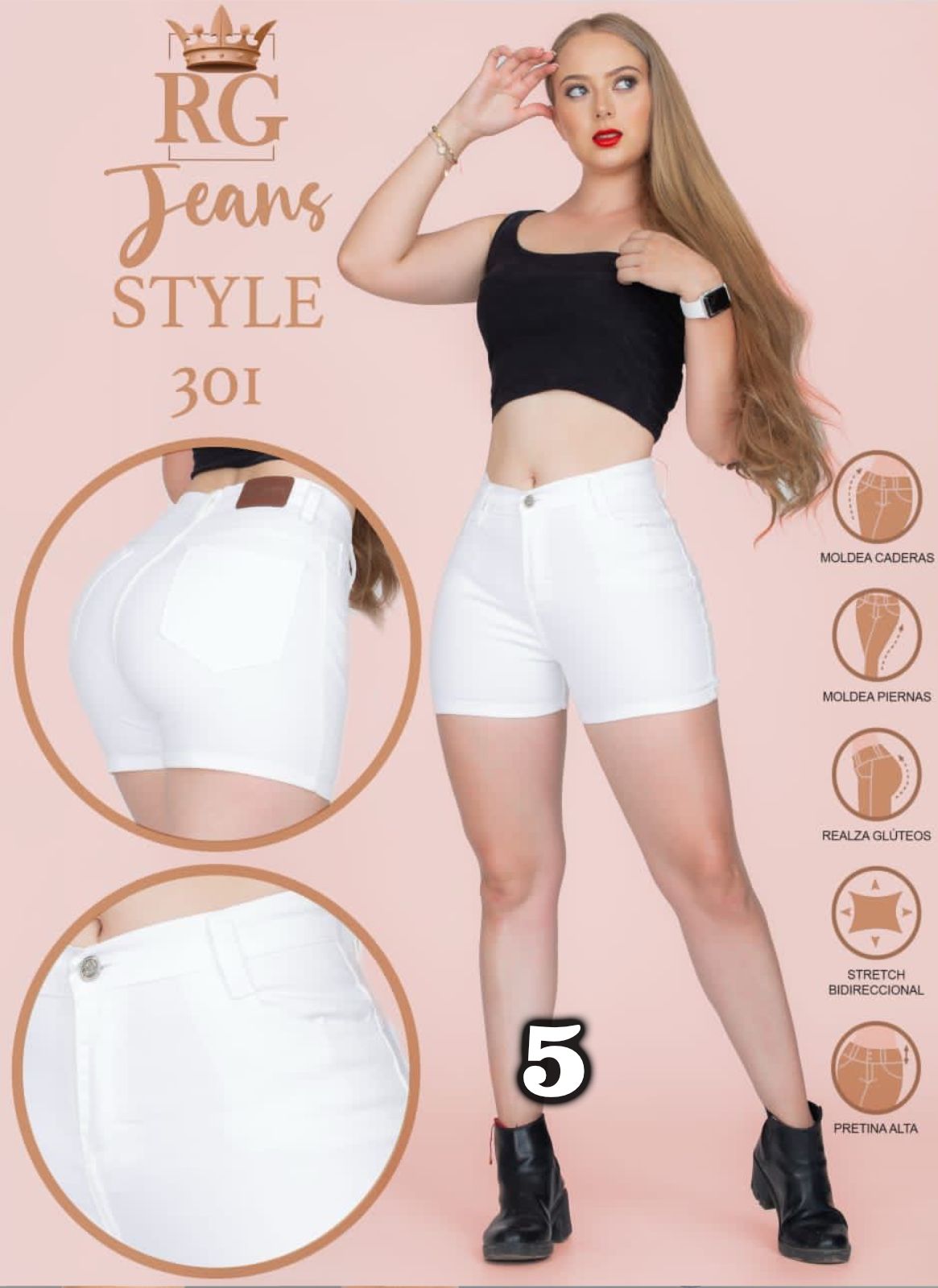 Pantalones y Shorts Para Dama Talla 5