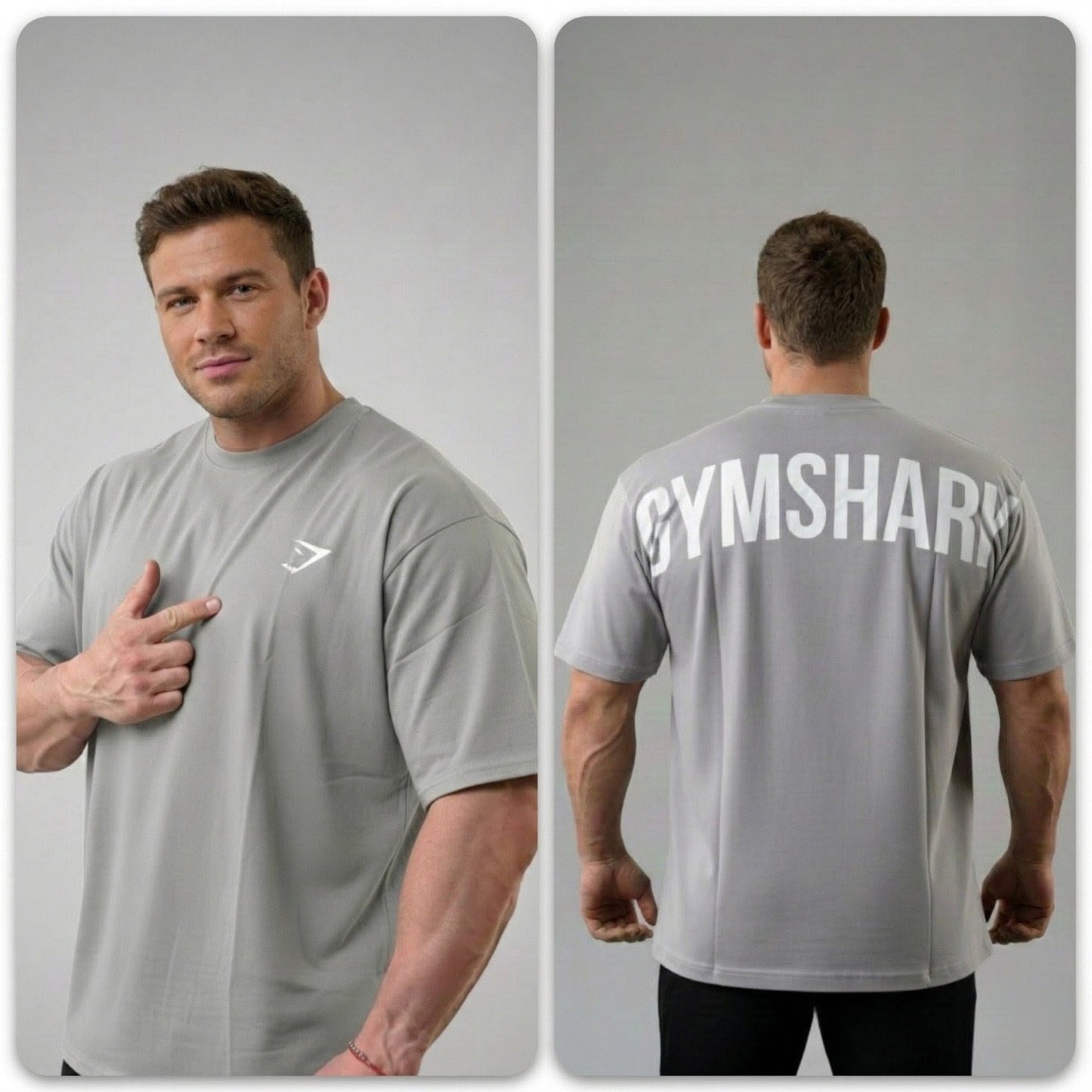 Playera Oversize Gym Shark