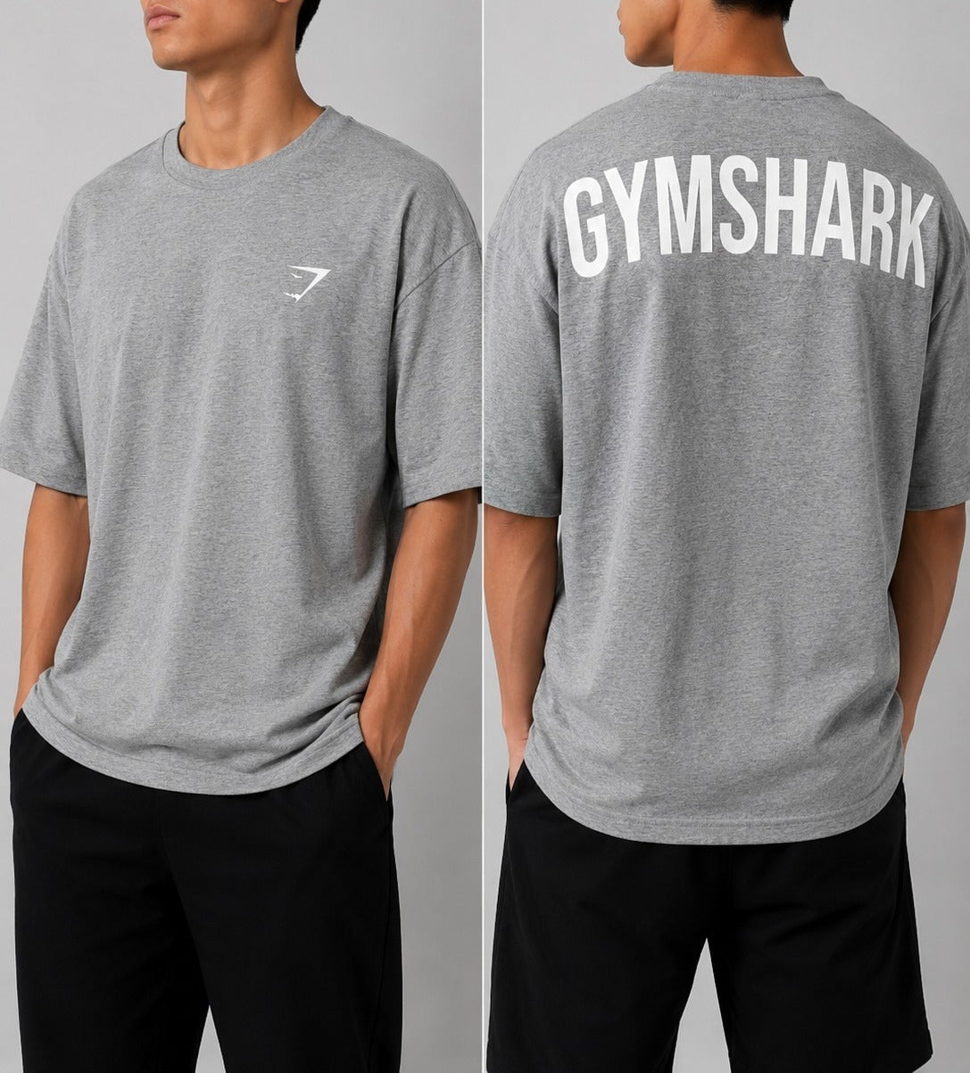 Playera Oversize Gym Shark