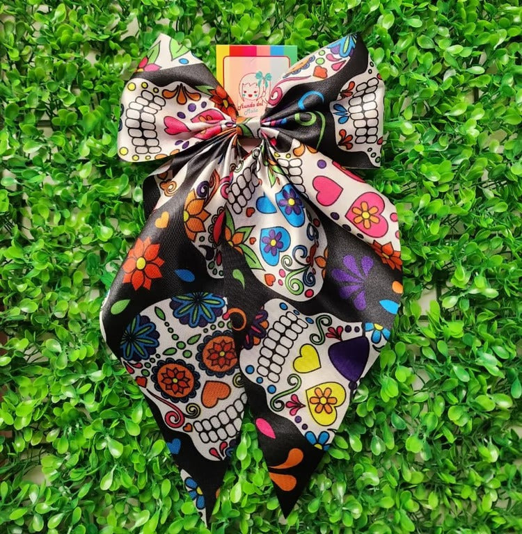 Moño para dama Dia de Muertos