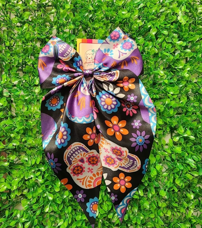 Moño para dama Dia de Muertos