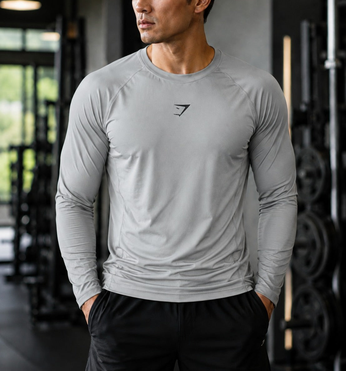 Playera Manga Larga GYM