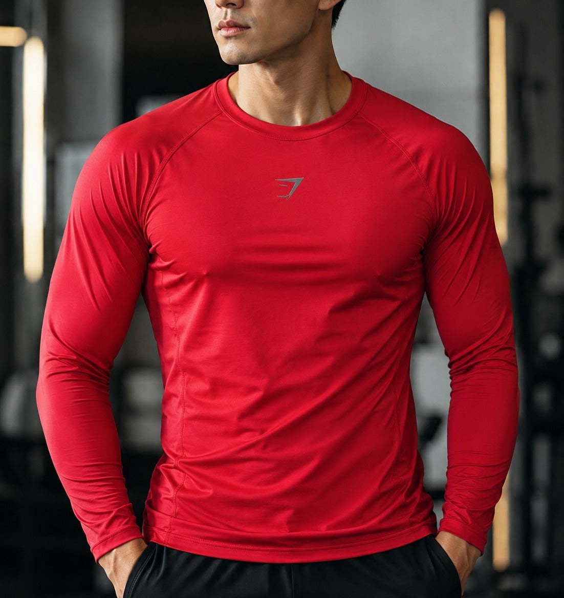 Playera Manga Larga GYM