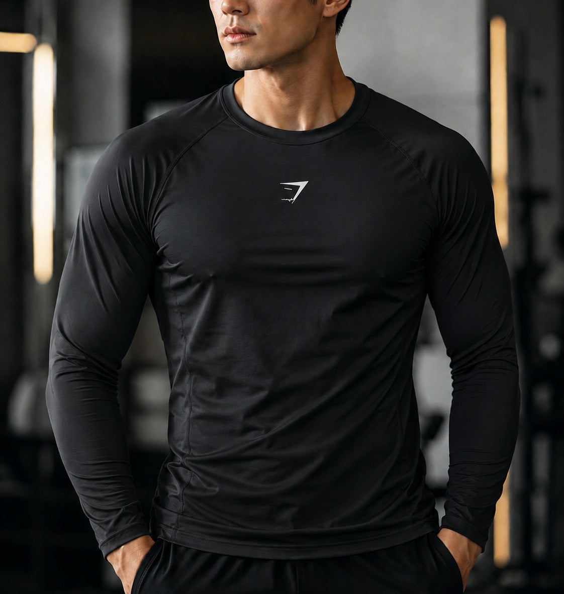Playera Manga Larga GYM