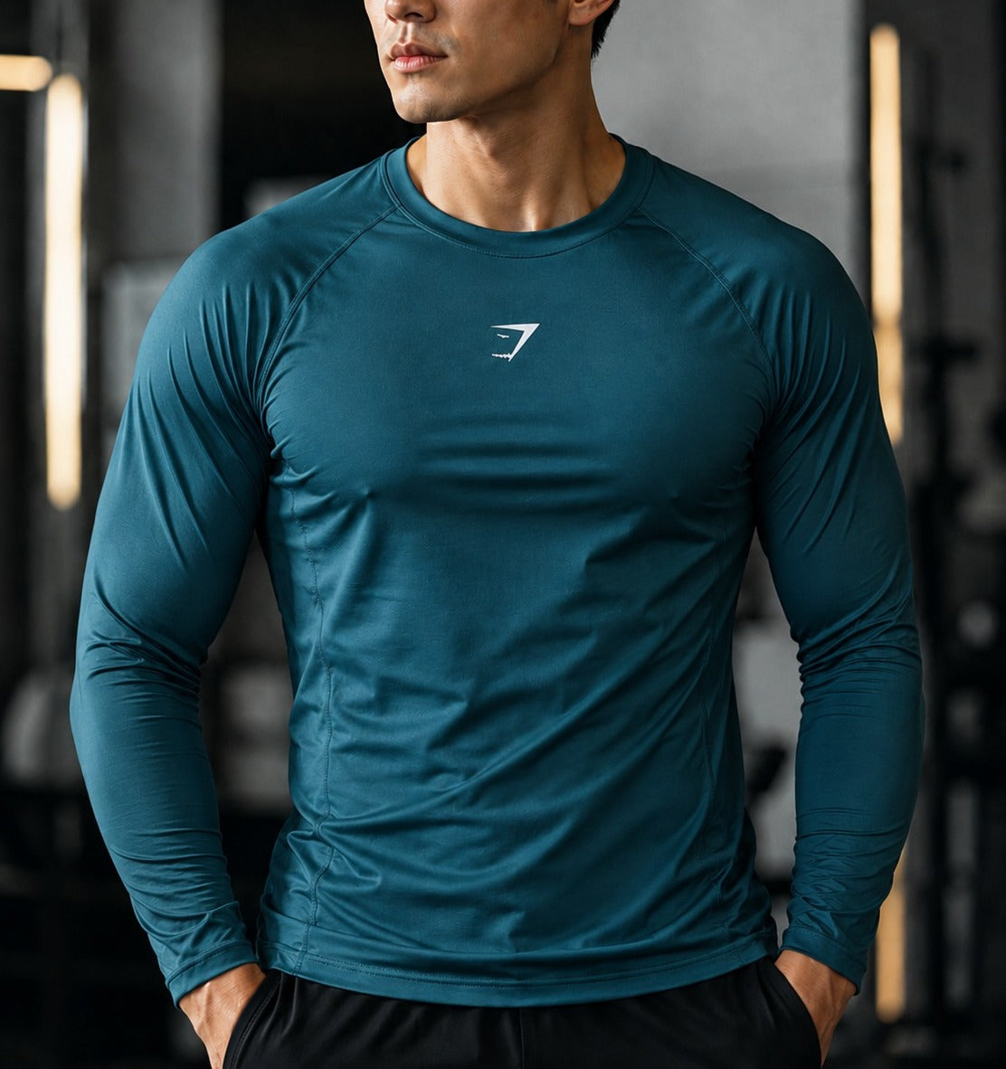 Playera Manga Larga GYM