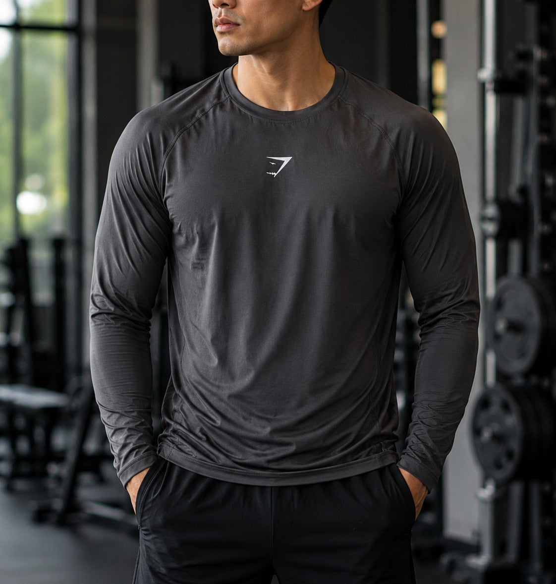Playera Manga Larga GYM