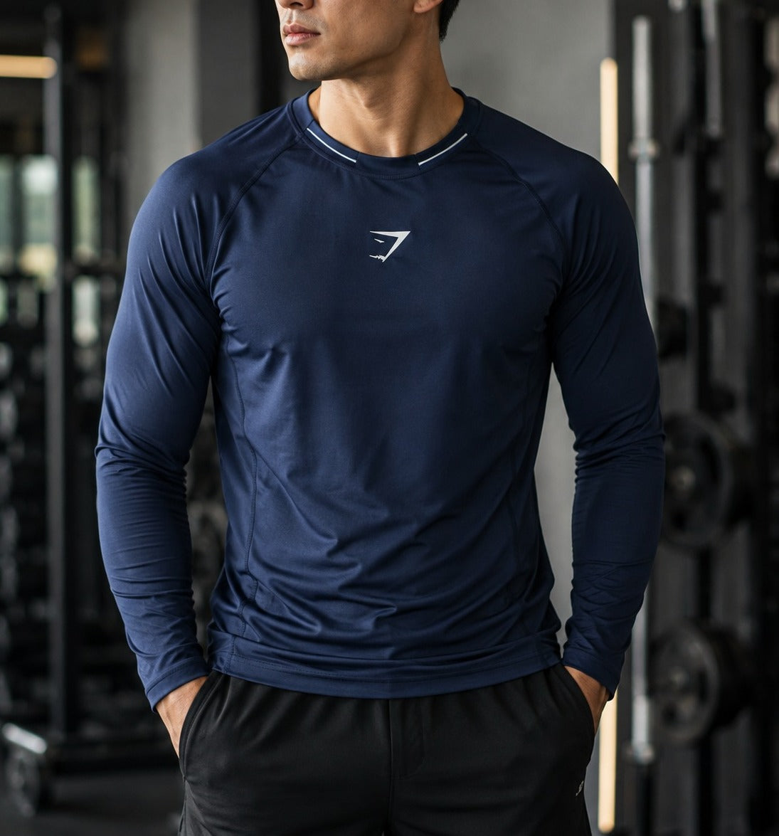 Playera Manga Larga GYM