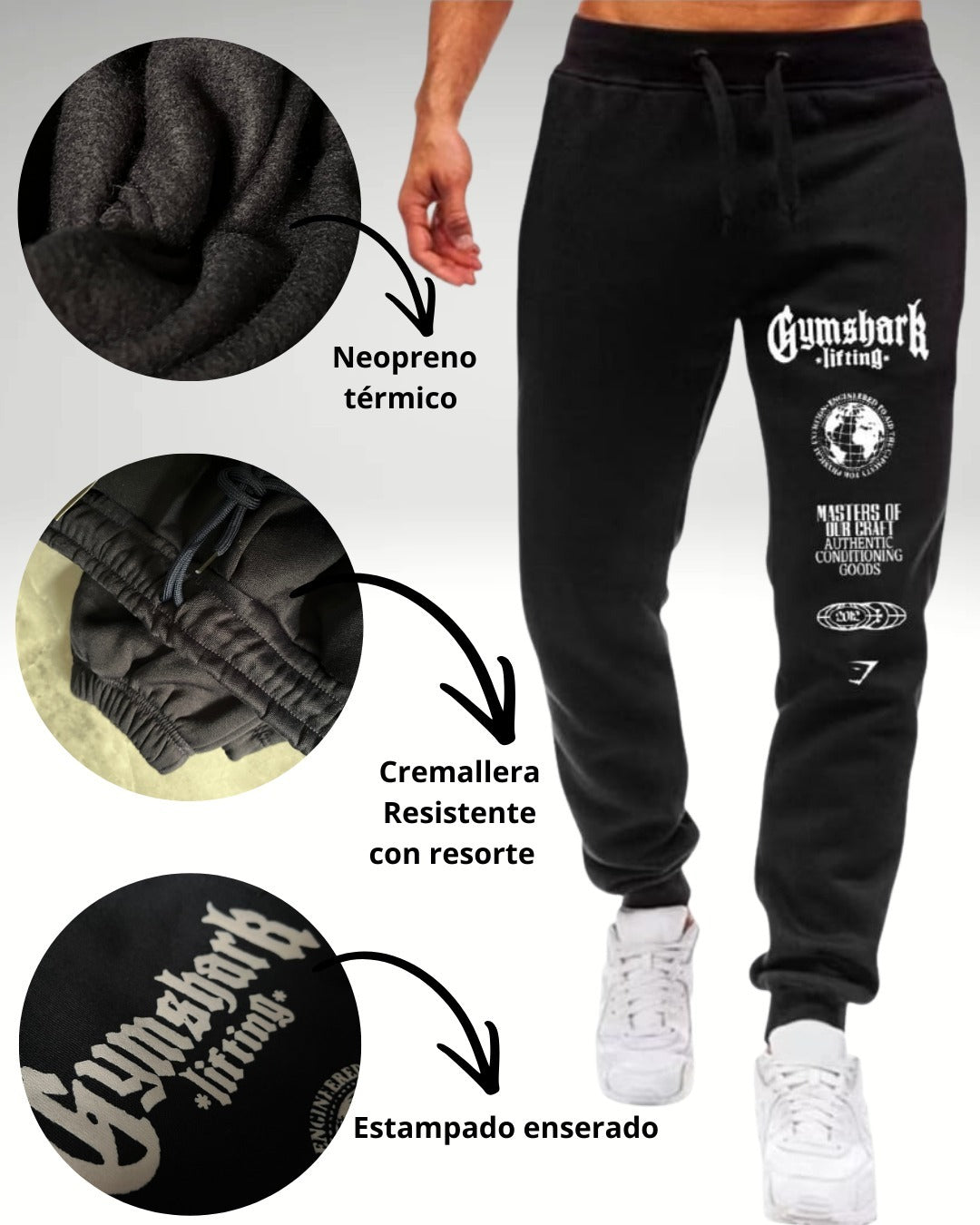 Jogger Felpa GYM Logo Grande