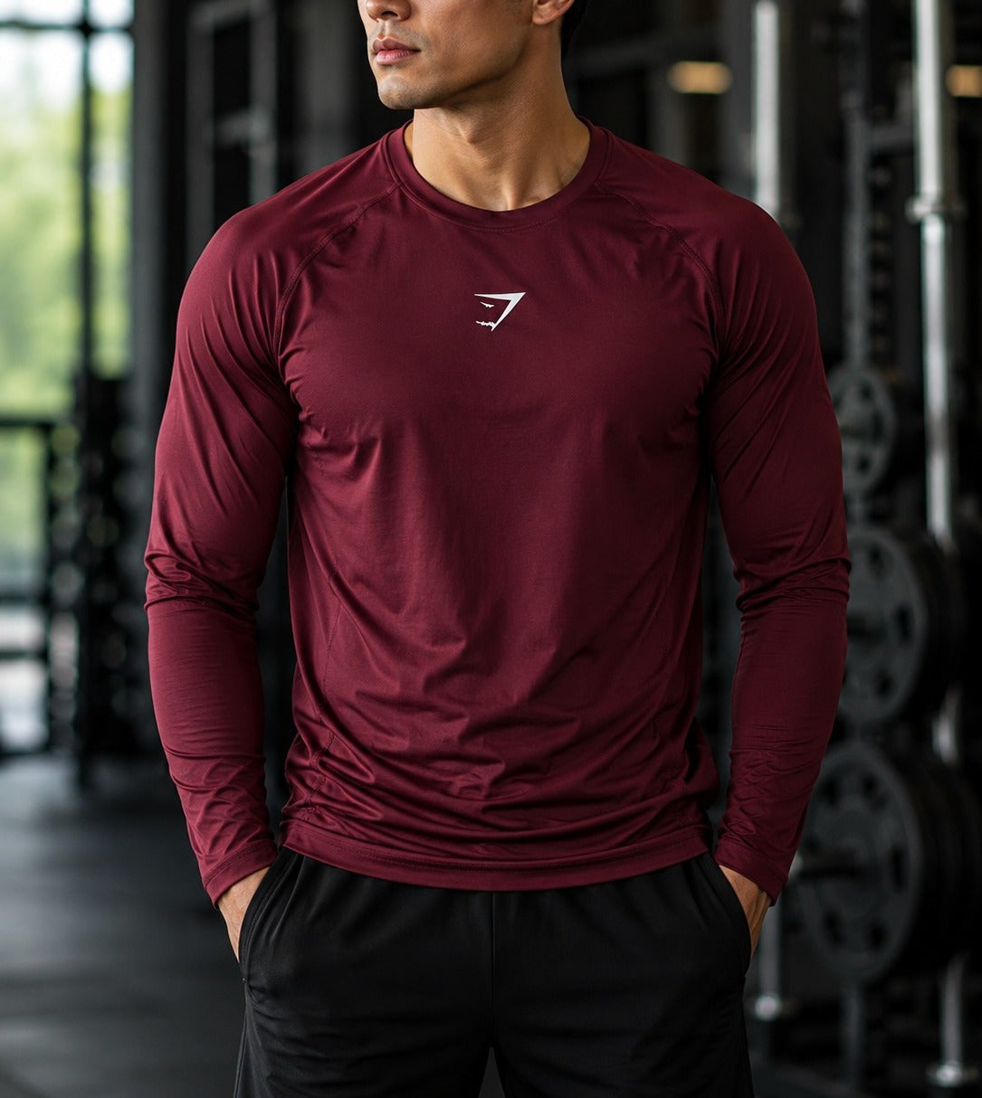 Playera Manga Larga GYM